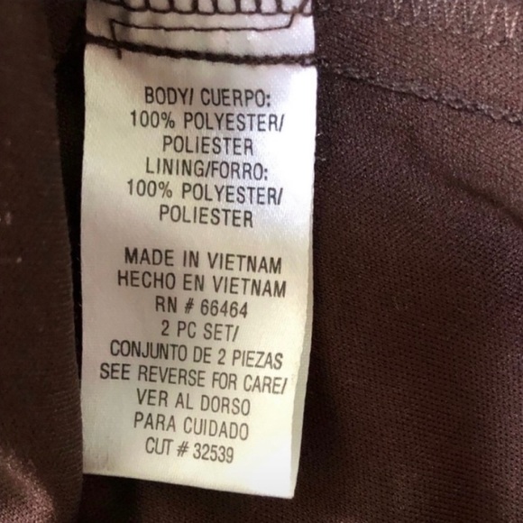 Polka Dots Light Polyester Midi Skirt Size 12P - Picture 3 of 5